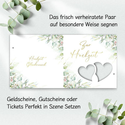 Luckeey Hochzeitskarte Geldgeschenk Verpackung für Brautpaar