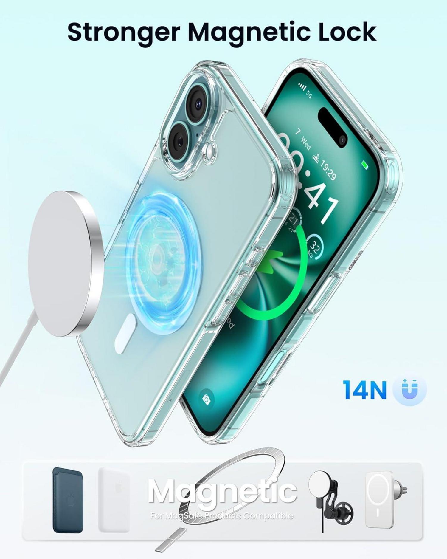 iPhone 16 Hülle MagSafe mit verstärkter