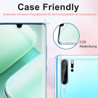 Agedate 2+2 Stück Huawei P30 Pro Schutzfolie 9H Härte Kameraschutz