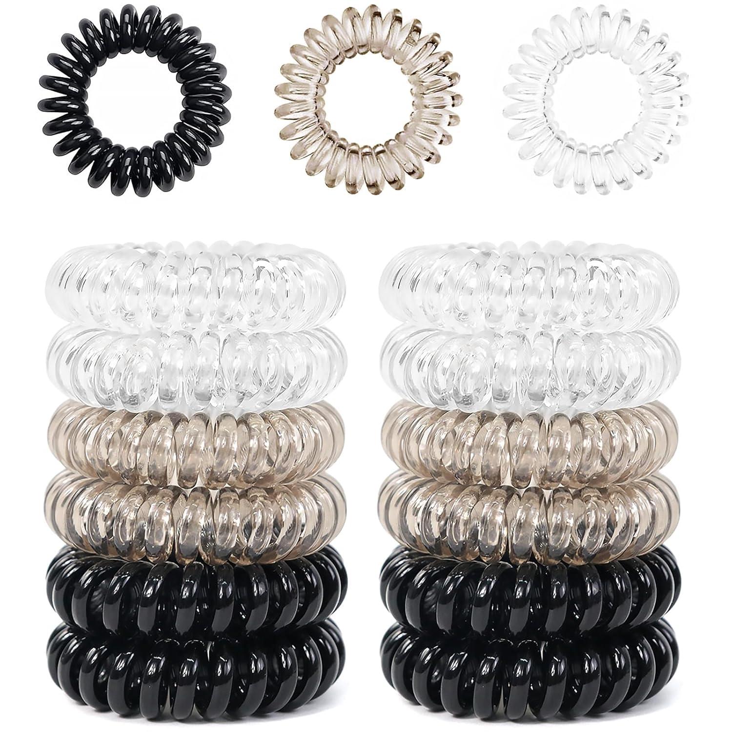 Spiral Haargummis Elastisch Hair Ties Zopfgummi Damen Mädchen