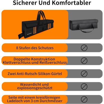Feuerfeste Ebike Akku Tasche (M) – Sicherer Transport & Lagerung