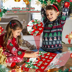 Adventskalender mit Schleim DIY für Kinder Weihnachtskalender 24 Tage