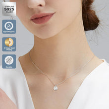 Moissanite Kette Damen Silber 925 mit Anhänger VVS1 D 2,0 ct