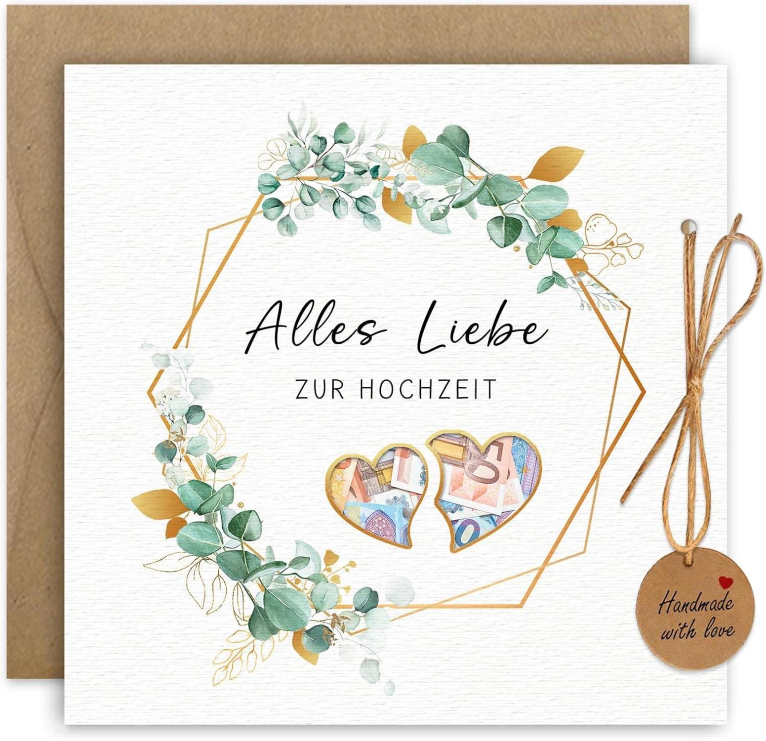 Hochzeitskarte Geldgeschenk Umschlägen Geschenke zur Hochzeit