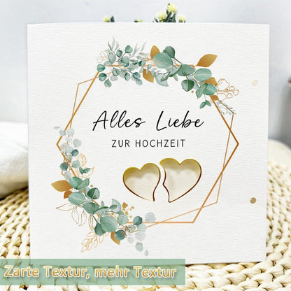 Hochzeitskarte Geldgeschenk Umschlägen Hochzeit Brautpaar Verpackung