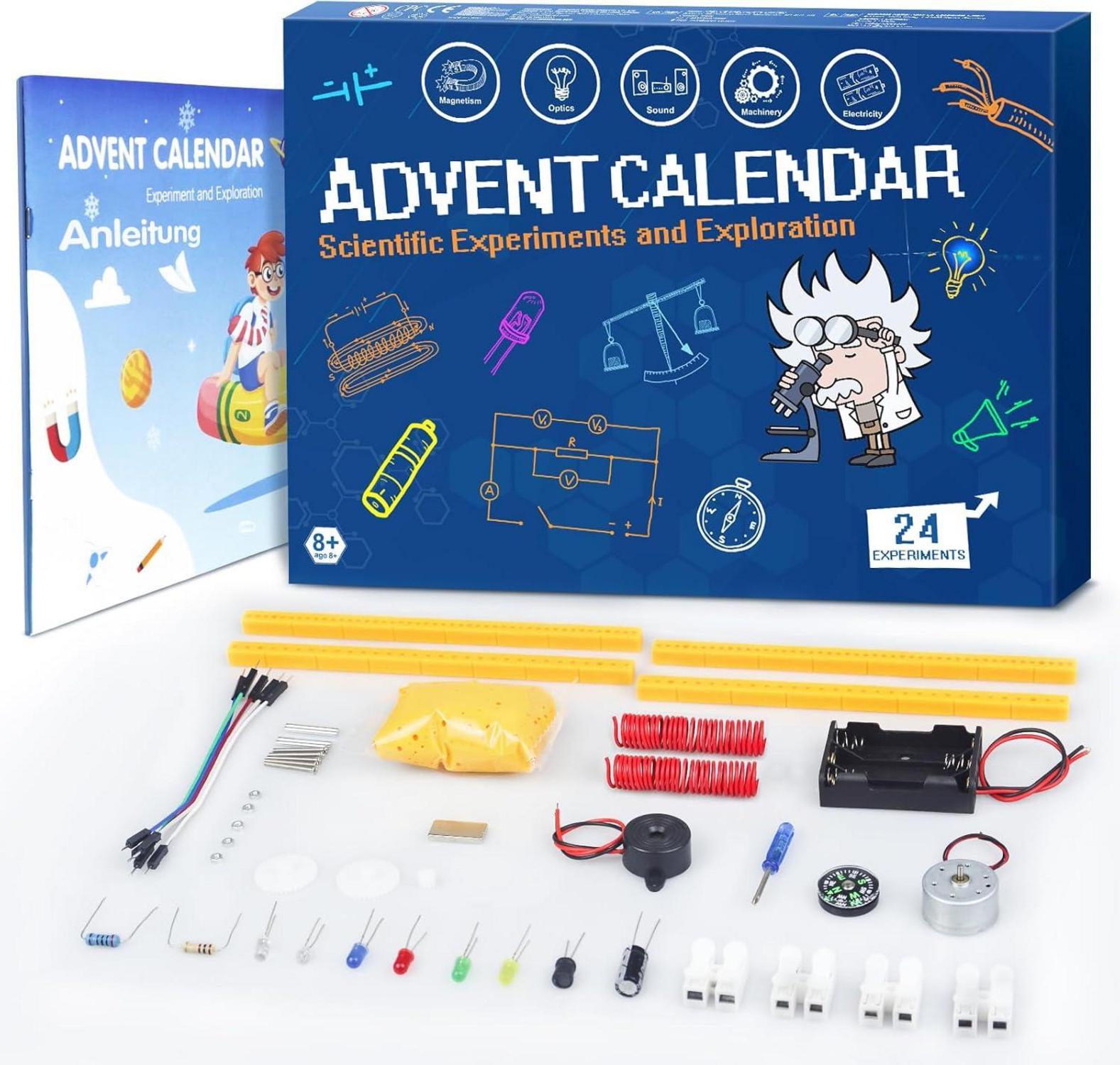 Adventskalender 2024 24 Tage Wissenschaftsexperimente Jungen Kinder