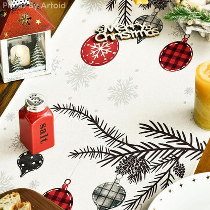 Weihnachtsdeko Tischläufer Weihnachten Christmas Decorations 33x183cm