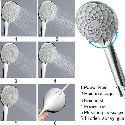 Badewannenarmatur Wandmontage mit Handbrause Mischbatterie Duschkopf