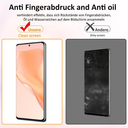 Agedate Panzerglas für Xiaomi 12/12X, 9H Härte, HD Displayschutz, 2+2 Kamera Schutzfolie
