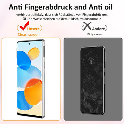 Agedate Panzerglas für Google Pixel 7A Schutzfolie 9H Displayschutz 4K UHD