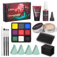 Halloween Make up Set mit 9 Farben Bodypainting FarbenFür