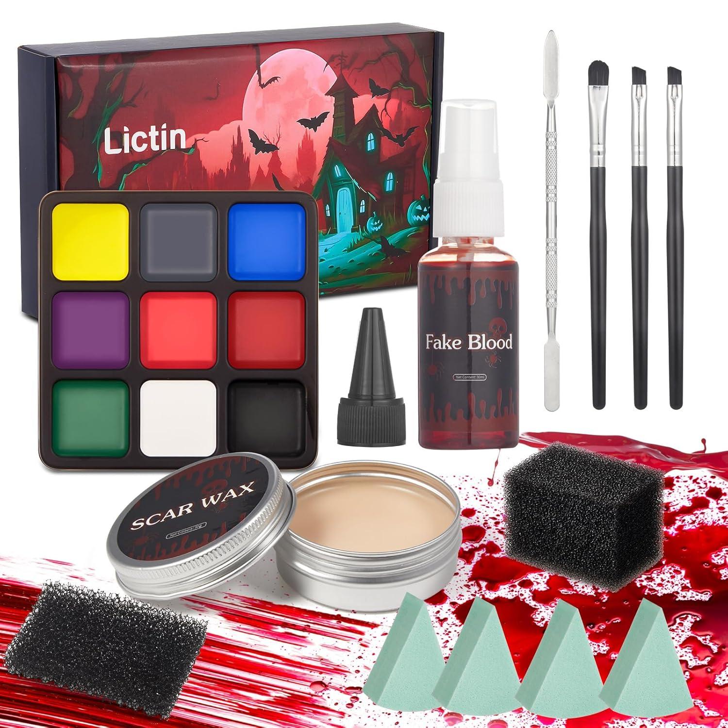 Halloween Schminke Set 9 Farben