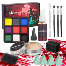 Halloween Schminke Set 9 Farben