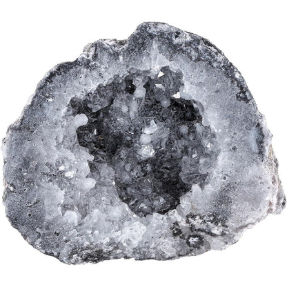 Natürlicher Achat Druse Geode Kristall, Heilstein & Deko, Mittlere Größe