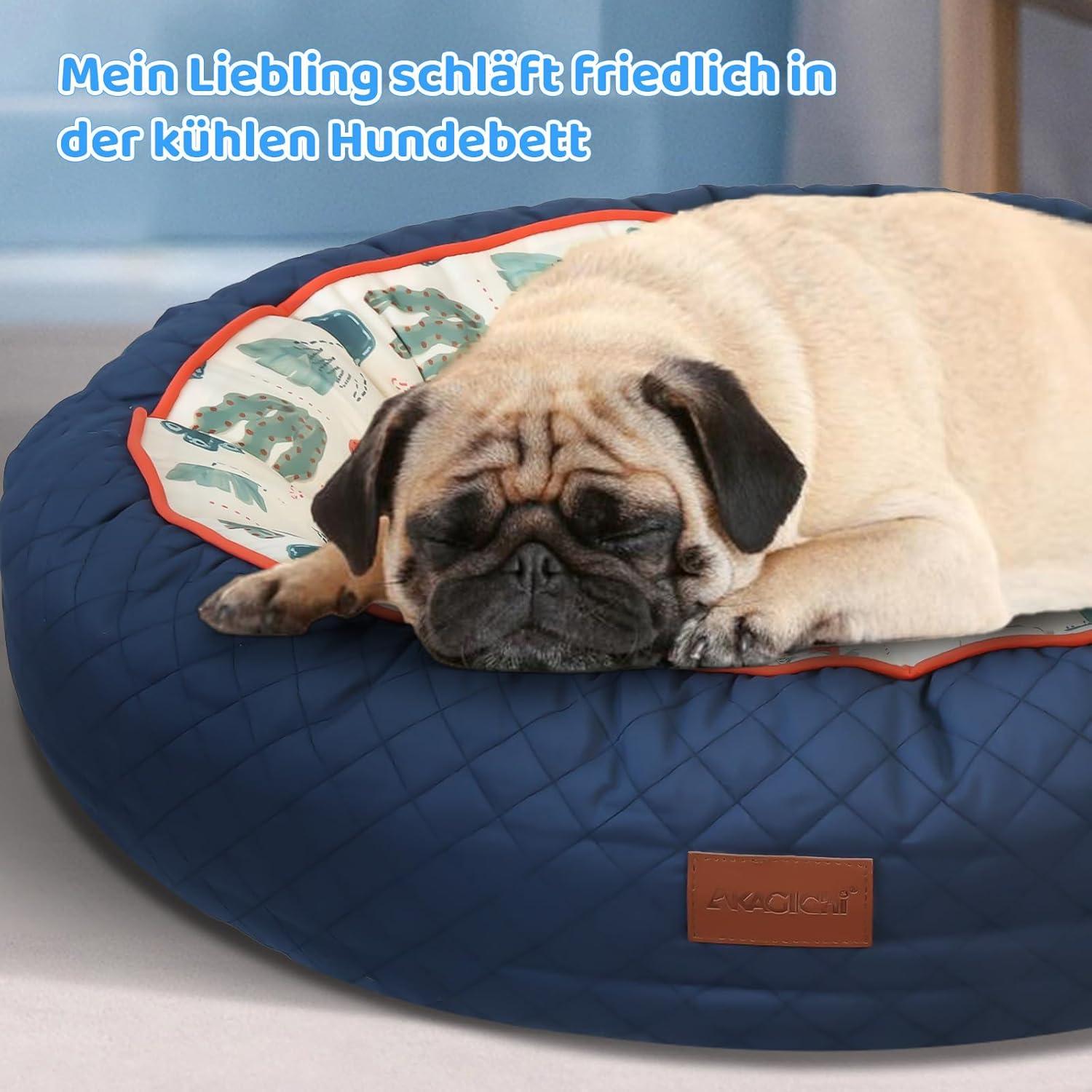 Orthopädisches Hundebett mit kühler und warmer Matte