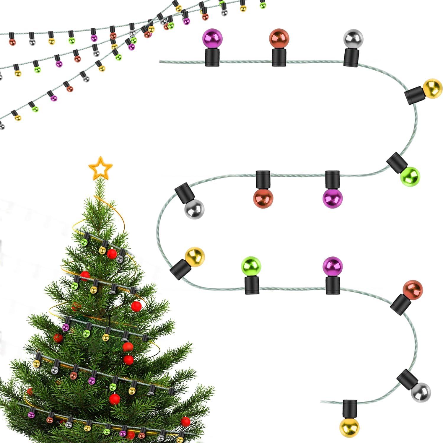 Miniatur Wichtel Lichterkette Weihnachtsdeko Puppenhaus