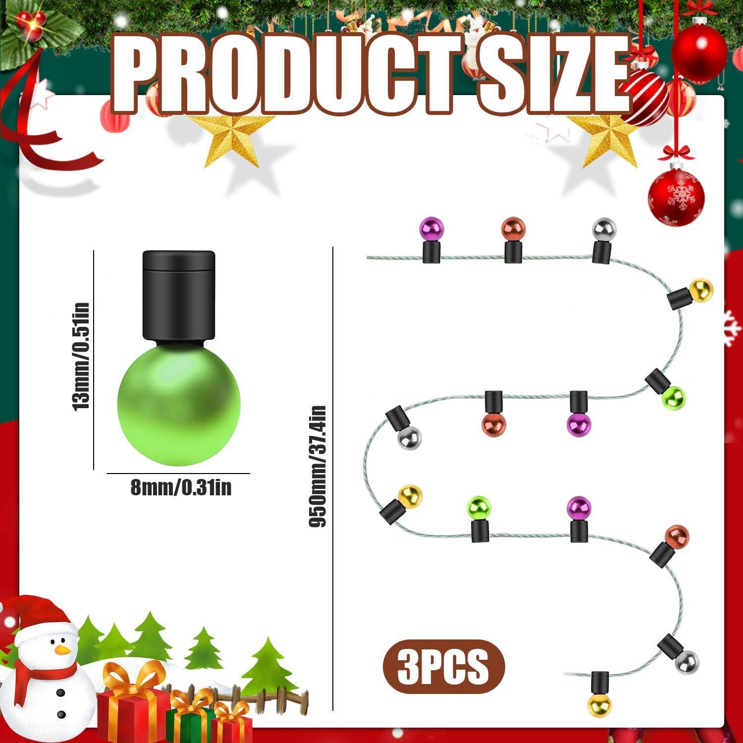 Wichtel Lichterkette Miniatur Weihnachtsdeko Zubehör 285 cm