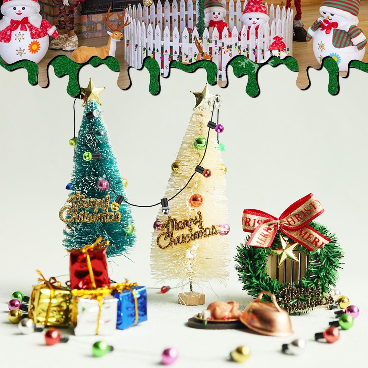 285 cm Miniatur Wichtel Lichterkette aus Kunststoff - Weihnachtsdeko