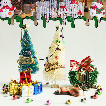 285 cm Miniatur Wichtel Lichterkette aus Kunststoff - Weihnachtsdeko