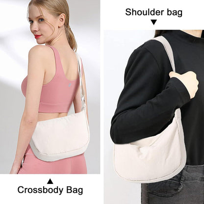 Miss Lulu Damen Halbmond Crossbody Umhängetasche Wasserdicht