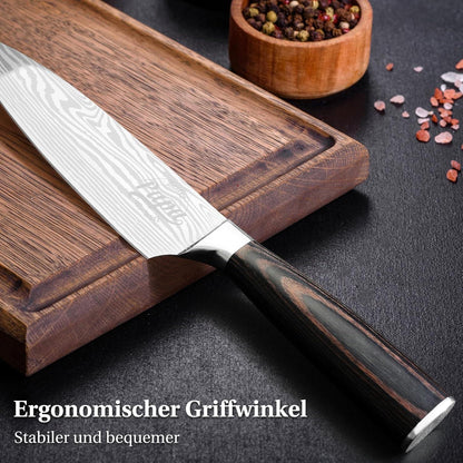 INOMO Küchenmesser Männer Geschenk für Papa - Bester Papa der Welt