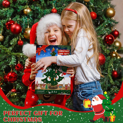 2024 Adventskalender Hölzerner Weihnachtsbaum mit 29