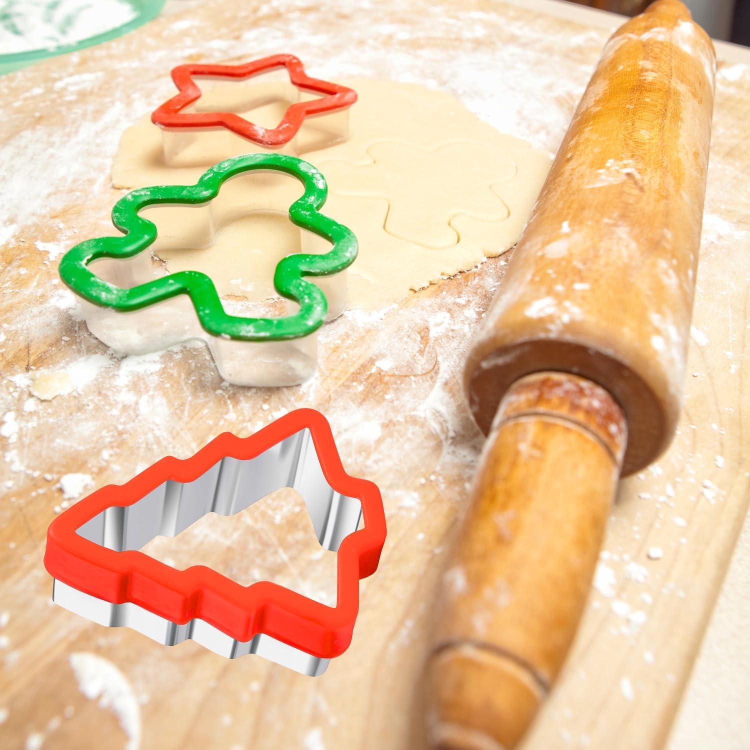 Ausstechformen Weihnachten Edelstahl Komfortgriff Keksausstecher-Set