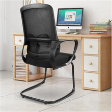 Moderne Freischwinger Stühle Set Schwarz 1 Stück