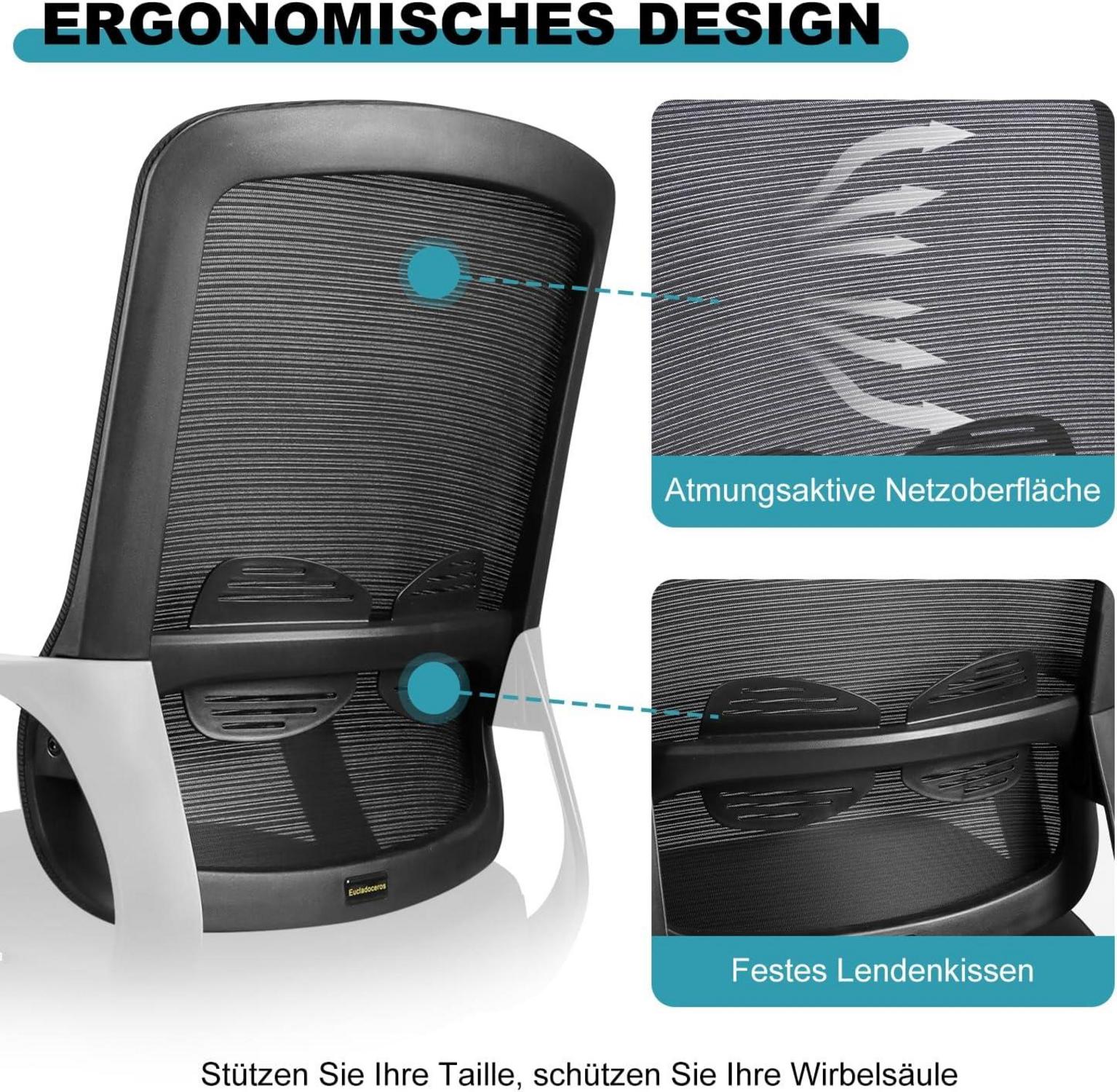 Moderne Freischwinger Stühle Set Schwarz 1 Stück