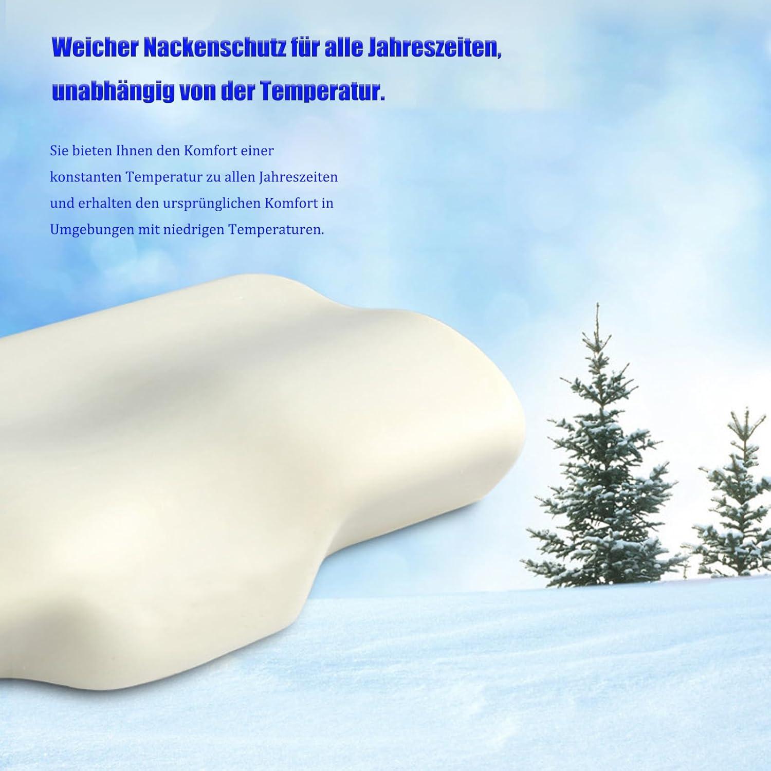 Memory Foam Orthopädisches Kopfkissen Nackenschmerzen 60x34cm