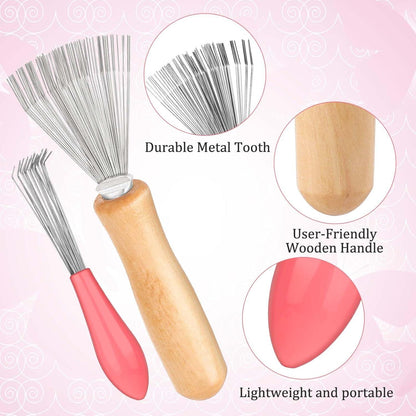 Haarbürstenreiniger Set Bürstenreiniger Mini Kamm Reiniger Tragbarer