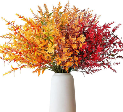 Künstliche Herbstblumenstrauß Set für Dekoration innen & außen