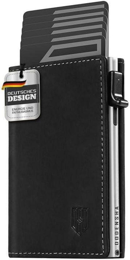 RFID Blocking Slim Wallet with Coin Pocket for Men