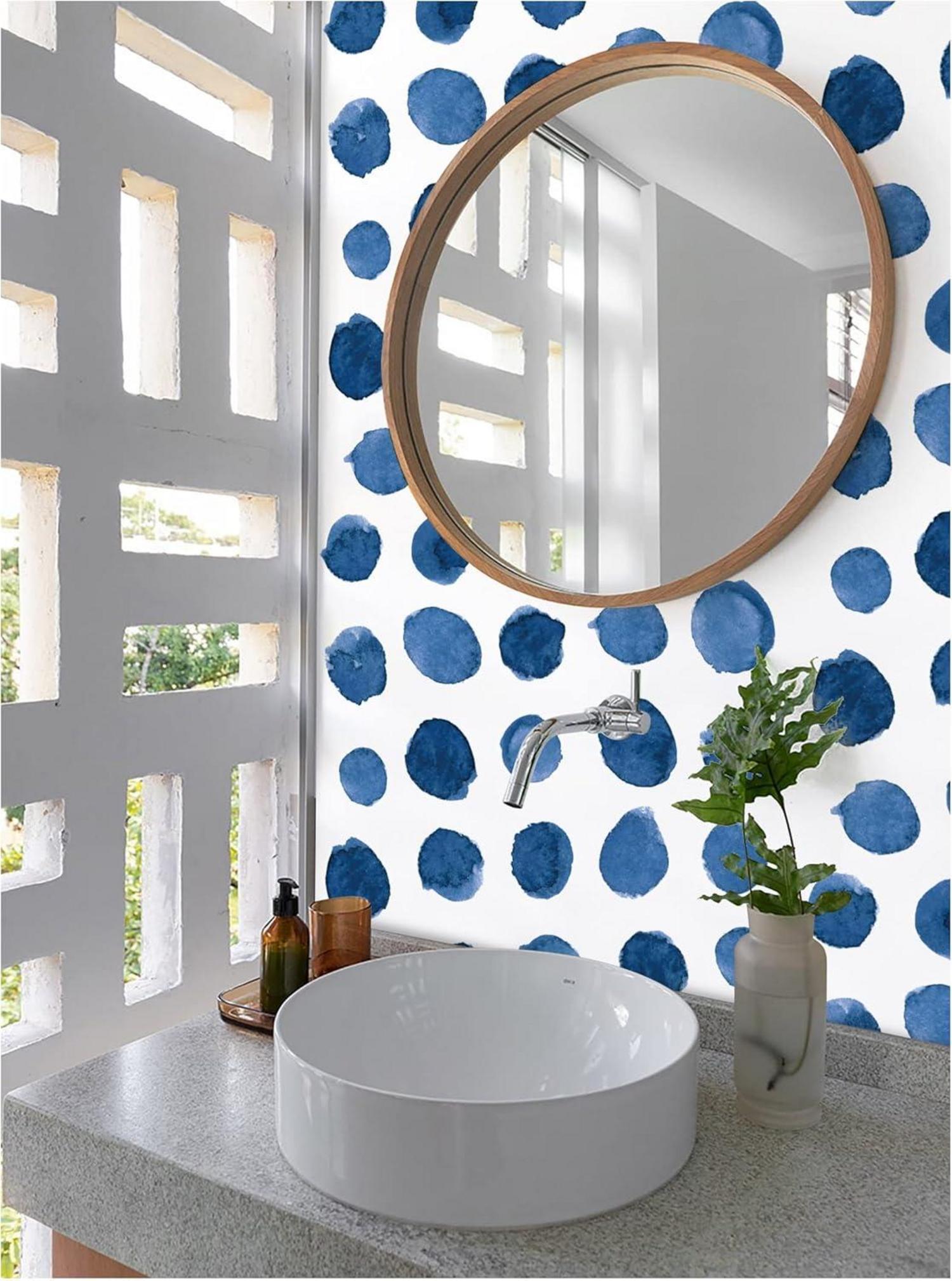 Selbstklebende Vinyl Tapete wasserdicht 10m Moderne Spot