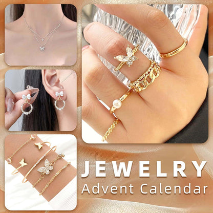 Schmuck Adventskalender 2024 für Frauen und Mädchen, 24 Überraschungen