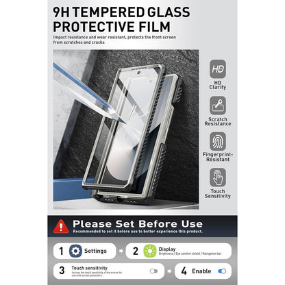 Galaxy Z Fold 6 Hülle mit S Pen Halter und Displayschutz
