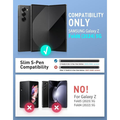 Galaxy Z Fold 6 Hülle mit S Pen Halter und Displayschutz