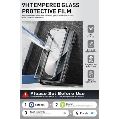 Galaxy Z Fold 6 Hülle mit S Pen Halter und Displayschutz