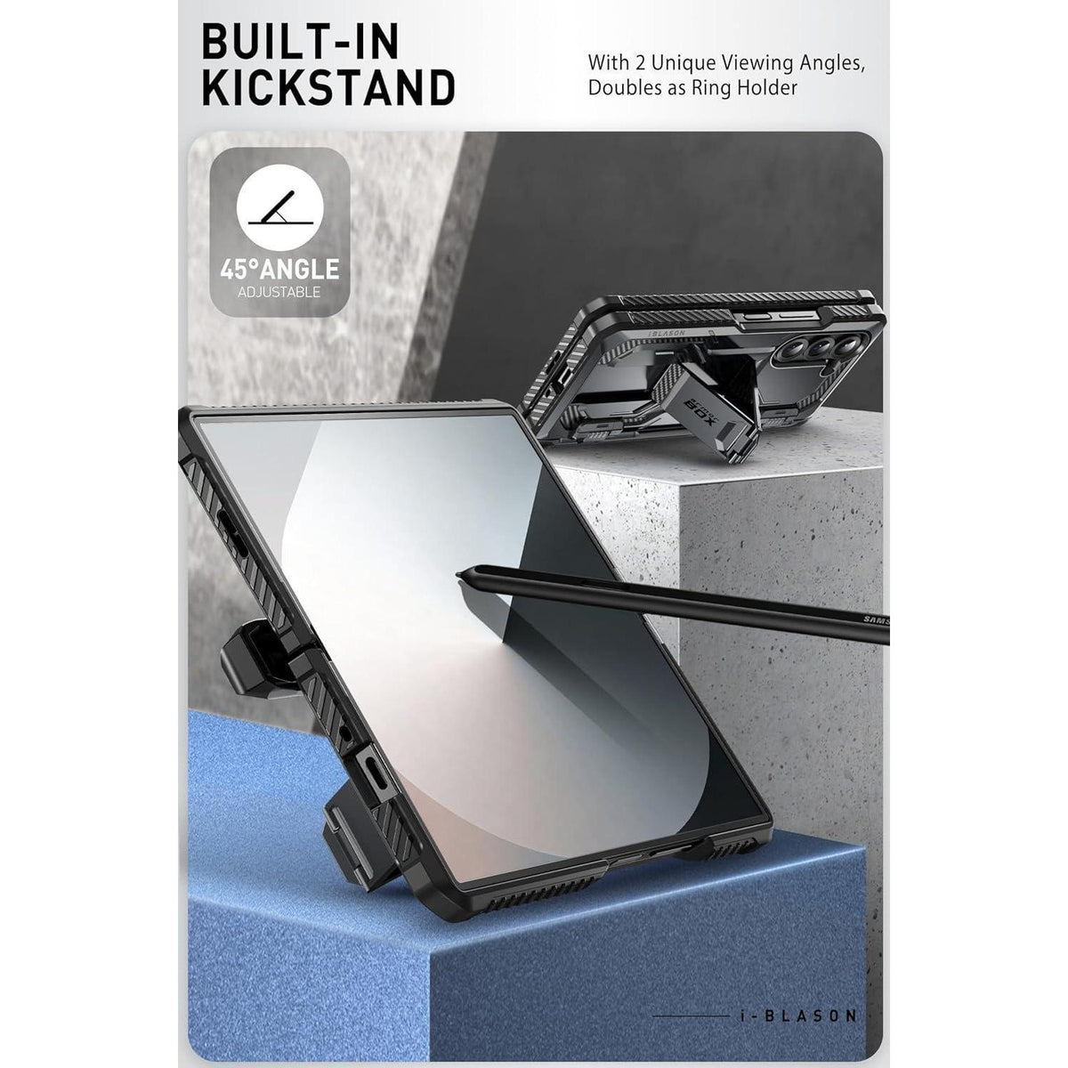 Galaxy Z Fold 6 Hülle mit S Pen Halter und Displayschutz