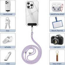 Handykette Universal Handy Lanyard 2 Stück Patch -Lila
