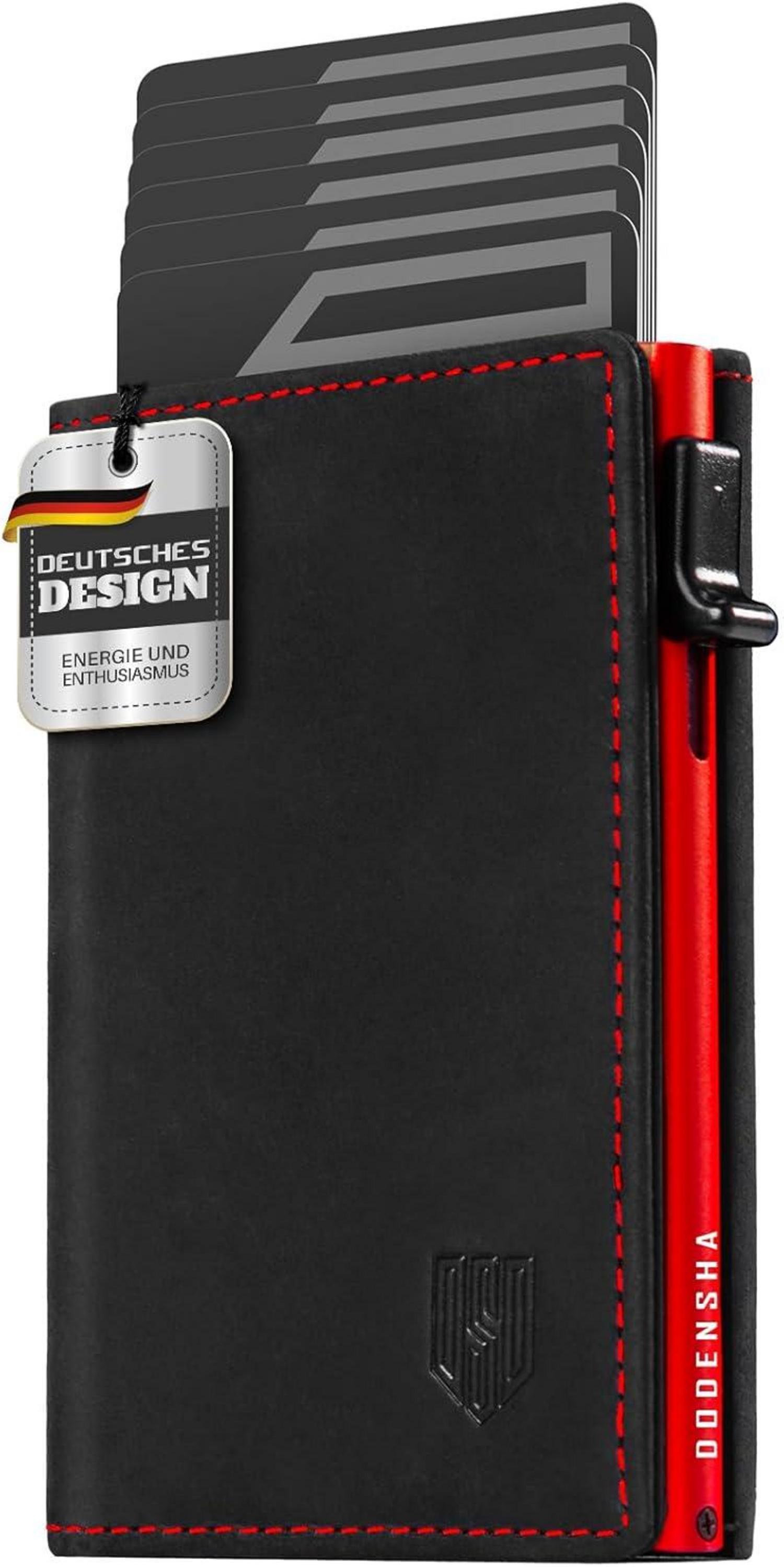 RFID-blocking Slim Wallet with Coin Pocket for Men