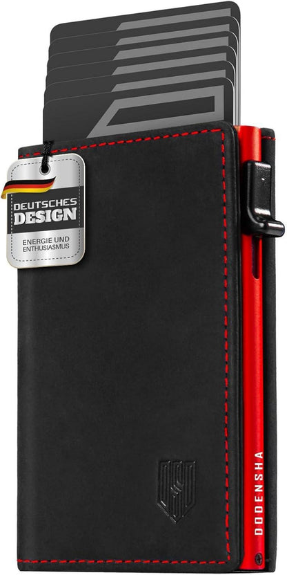 RFID-blocking Slim Wallet with Coin Pocket for Men