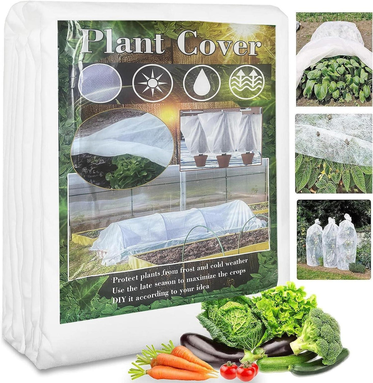 OAHAO Gartenvlies Frostschutz 40g/m² Pflanzendecke Winterschutz 2*5M