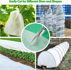 OAHAO Gartenvlies Frostschutz Pflanzendecke 40g/m² Vliesstoff 2*5M