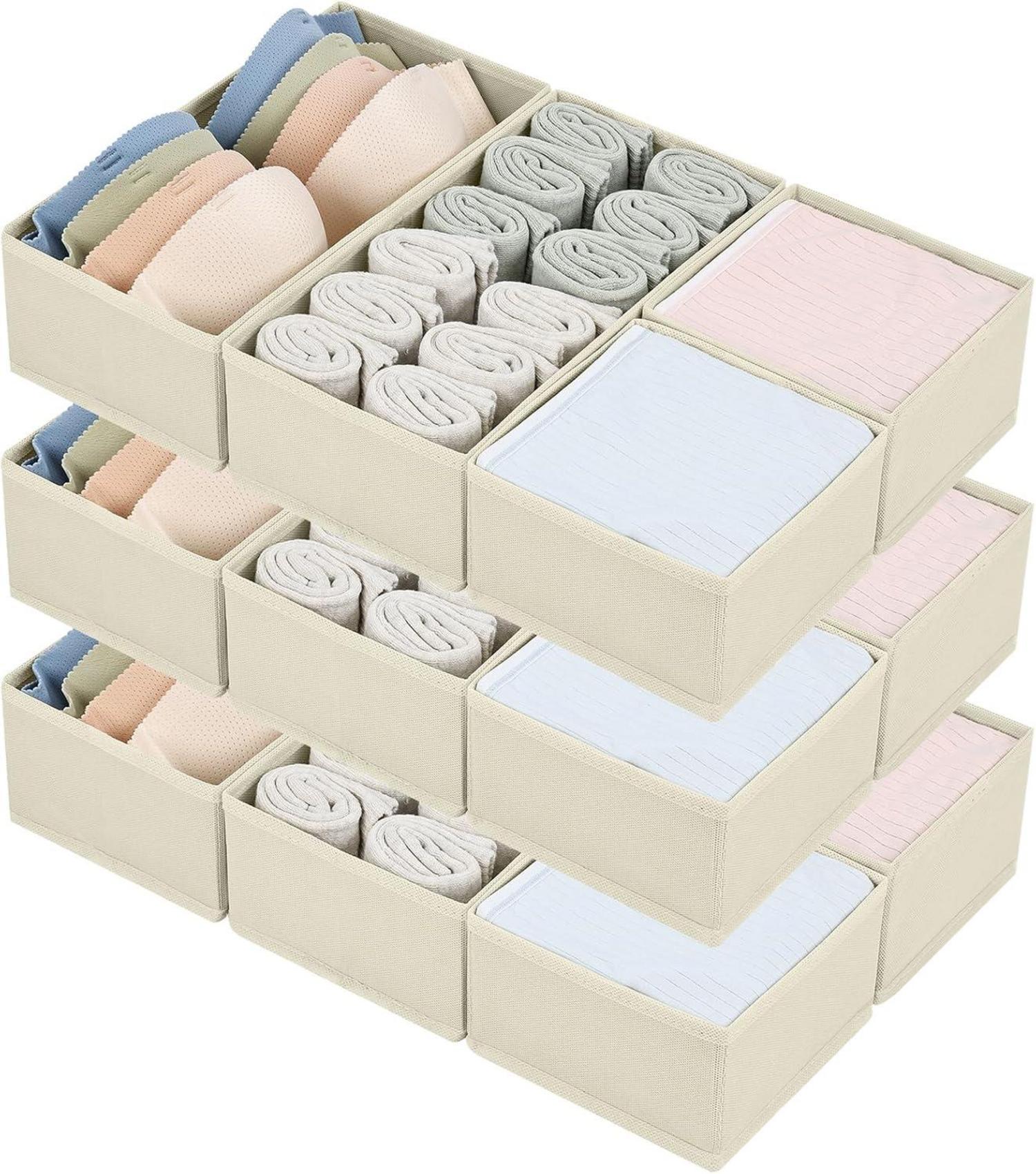 DIMJ Schubladen Organizer - Schrank Organizer Faltbarer Kleiderschrank