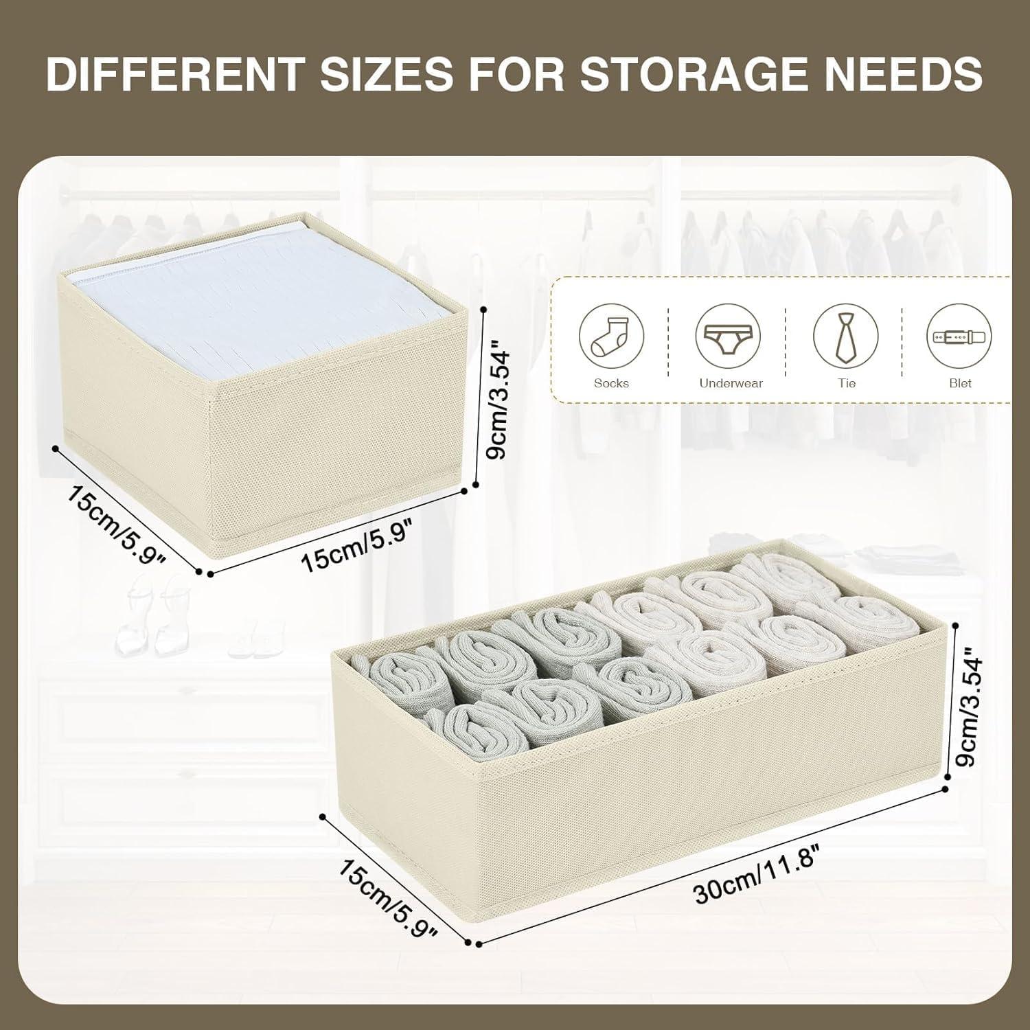 DIMJ Schubladen Organizer - Schrank Organizer Faltbarer Kleiderschrank