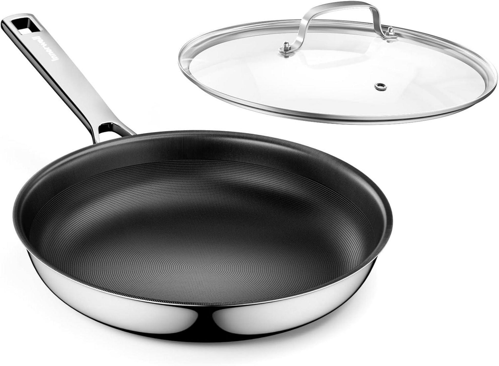 Antihaft Keramik Bratpfanne 28 cm mit Deckel Induktionpfanne
