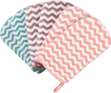 6er Pack PHOGARY Waschlappen Set Korallenfleece