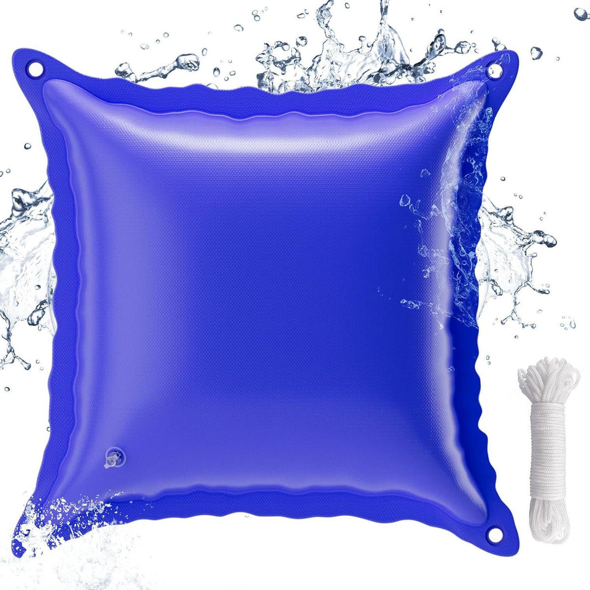 Poolkissen Winter XXL 120x120cm Luftkissen für Poolabdeckung