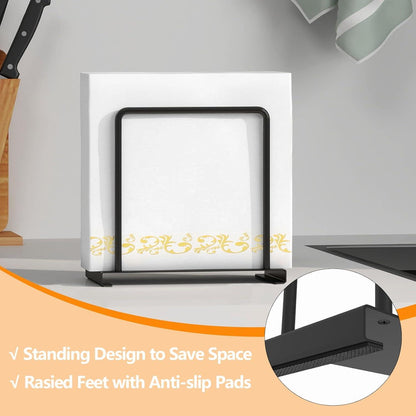 Serviettenhalter aus Metall schwarz 14cm Upgrade